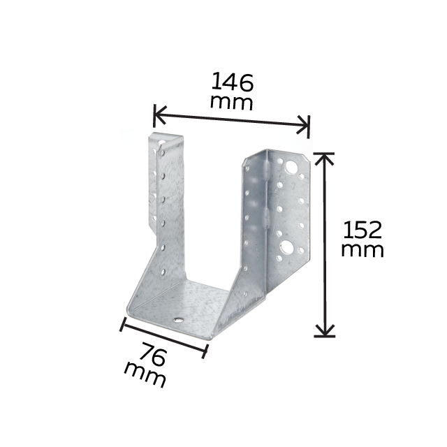 Balkenschuh,TypA,vz,76x152,VE25St.CF