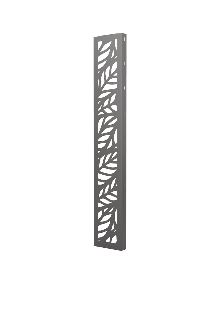 Design Zaunfeld Leaves, gerade