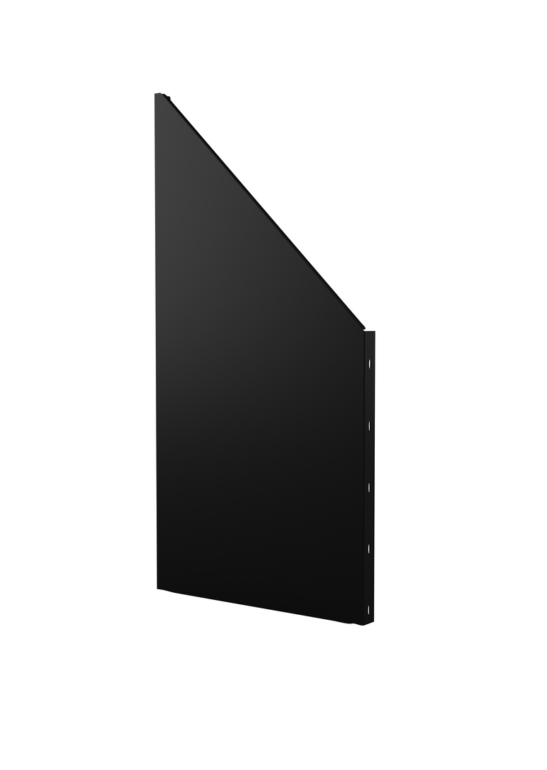 Design Zaunfeld Basic, abgeschrägt, rechts
