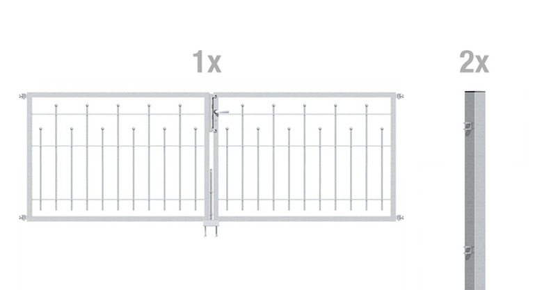 Doppeltor-Set Madrid