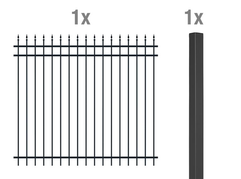 Zaun-Anbauset Columbus