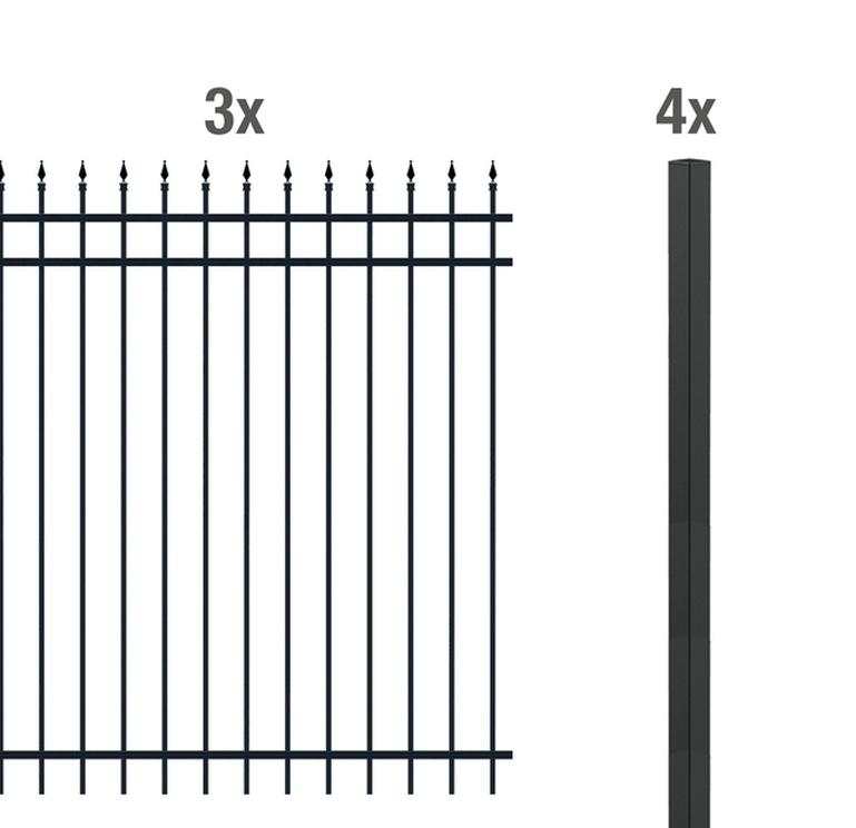 Zaun-Set Columbus,matt-sw,zE1800/6