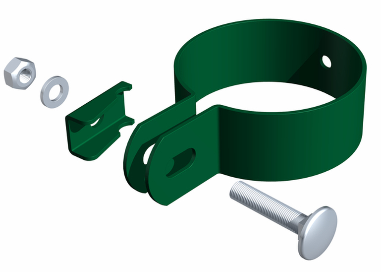 Artikelbild Endschelle,vz,grün,für Pfosten Ø60 - Slide 1