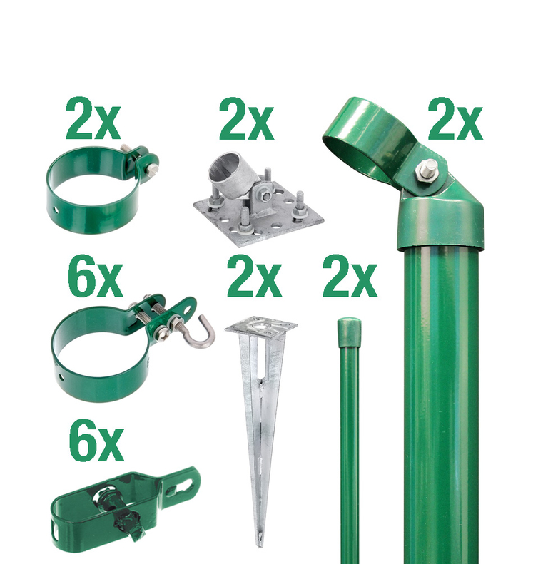 Artikelbild Zaunanschl-Set,2s/Draht,grün,EBHØ60/1750 - Slide 1