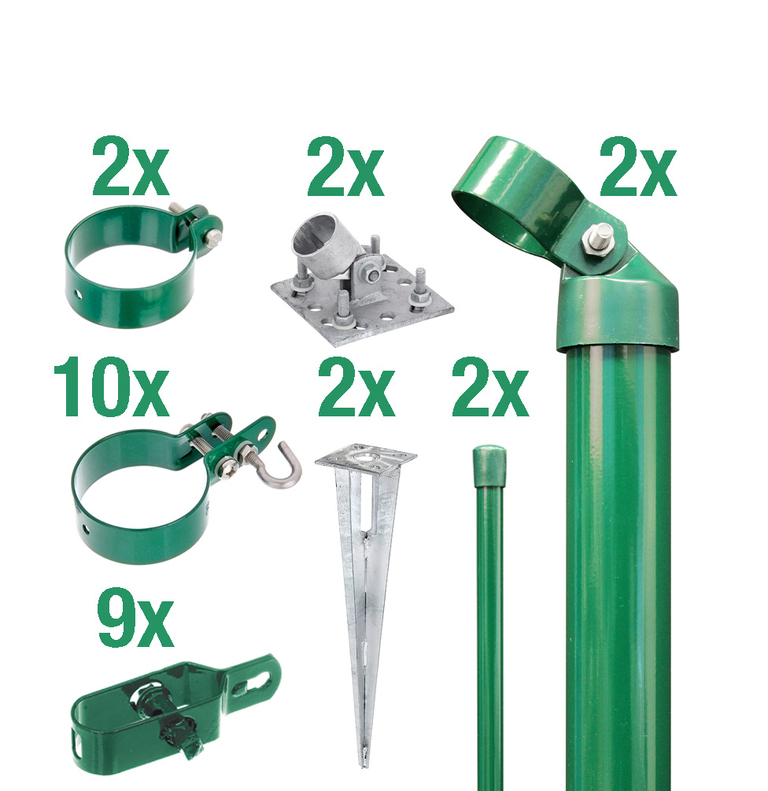 Artikelbild Zaunanschl-Set,2s/Draht,grün,EBHØ76/2000 - Slide 1