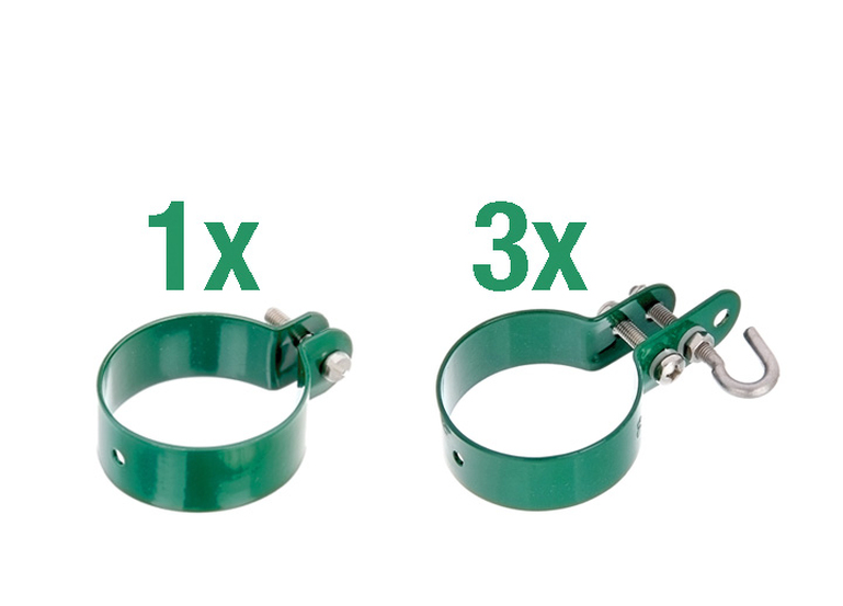 Zaunanschluss-Set, einseitige Verbindung