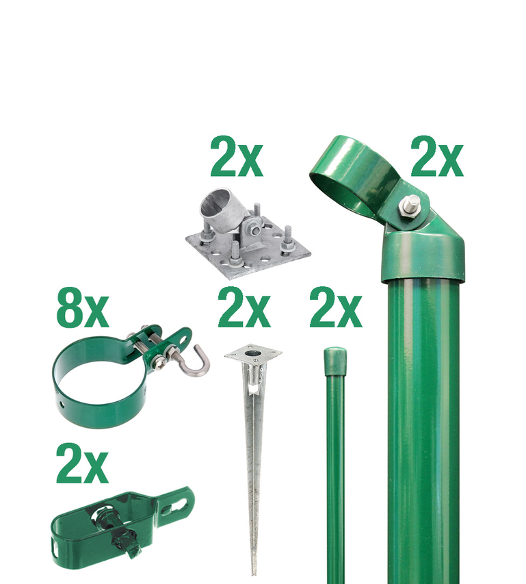 Artikelbild Zaunanschl-Set,2s/Draht,grün,EBHØ76/1500 - Slide 1