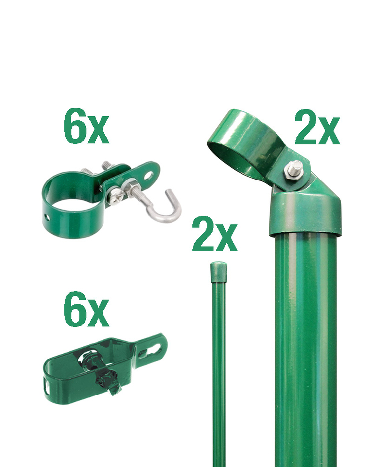 Artikelbild Zauneck-Set,Draht,grün,zE,1000 - Slide 1