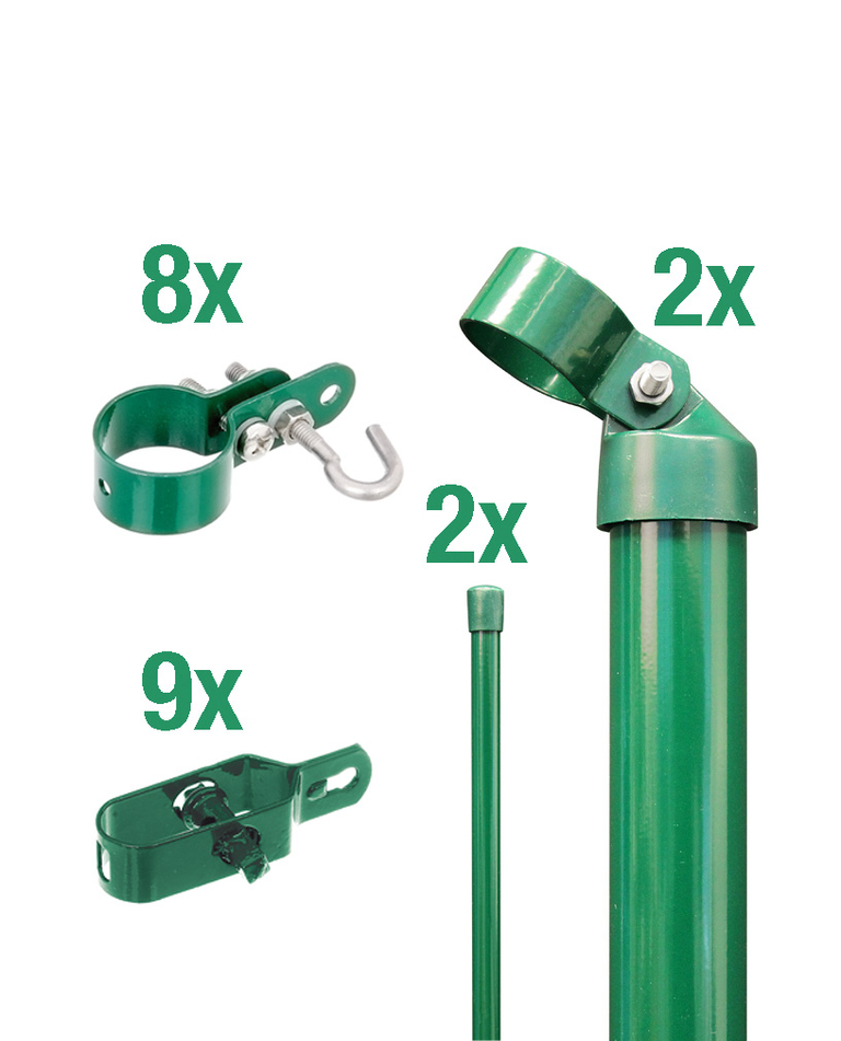 Artikelbild Zauneck-Set,Draht,grün,zE,2000 - Slide 1