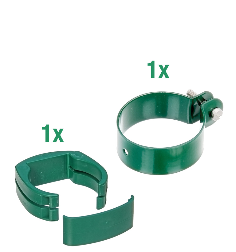 Zaunanschluss-Set, einseitige Verbindung