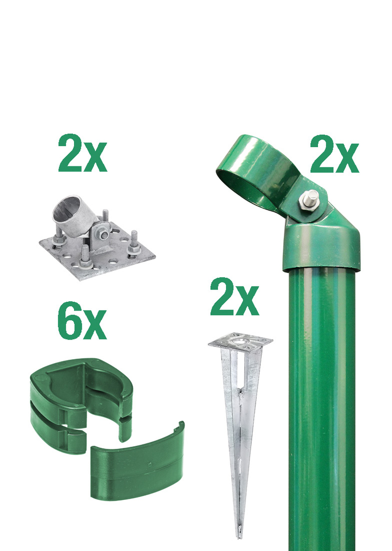 Artikelbild Zauneck-Set,Gitt.grün,EBH,1020 - Slide 1