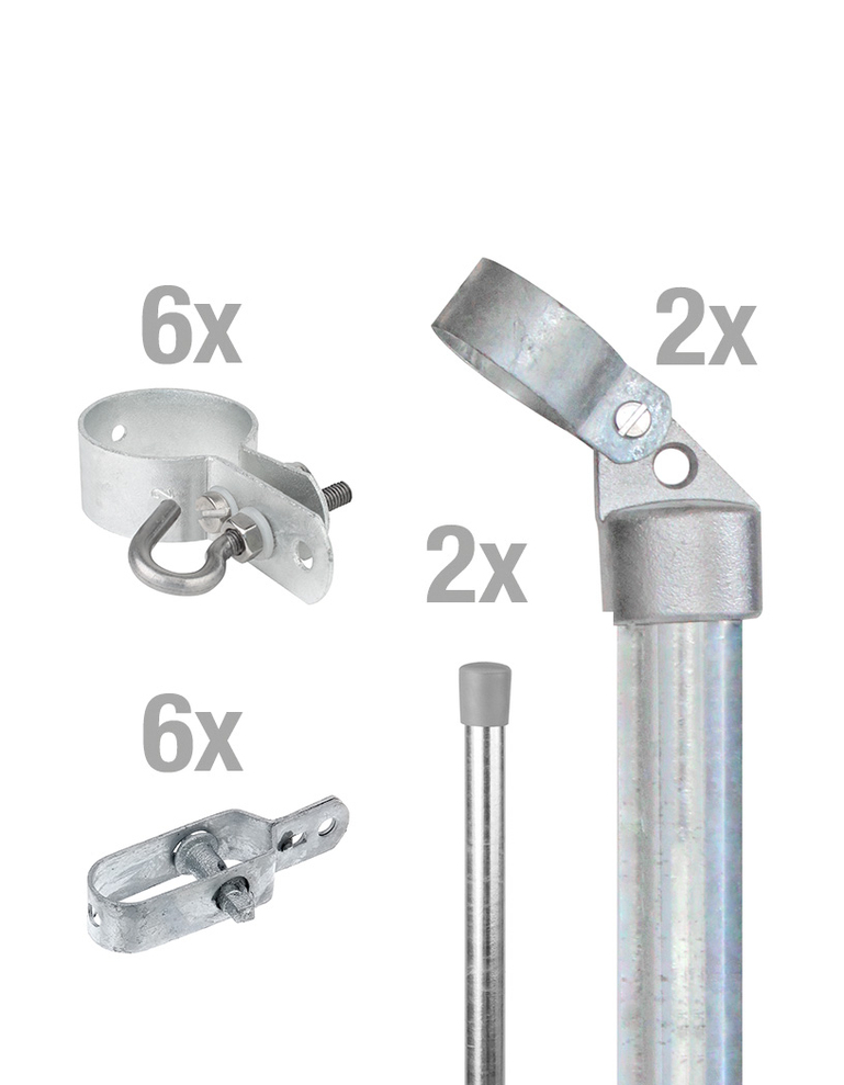 Artikelbild Zauneck-Set,Draht,fvz,zE,1200 - Slide 1