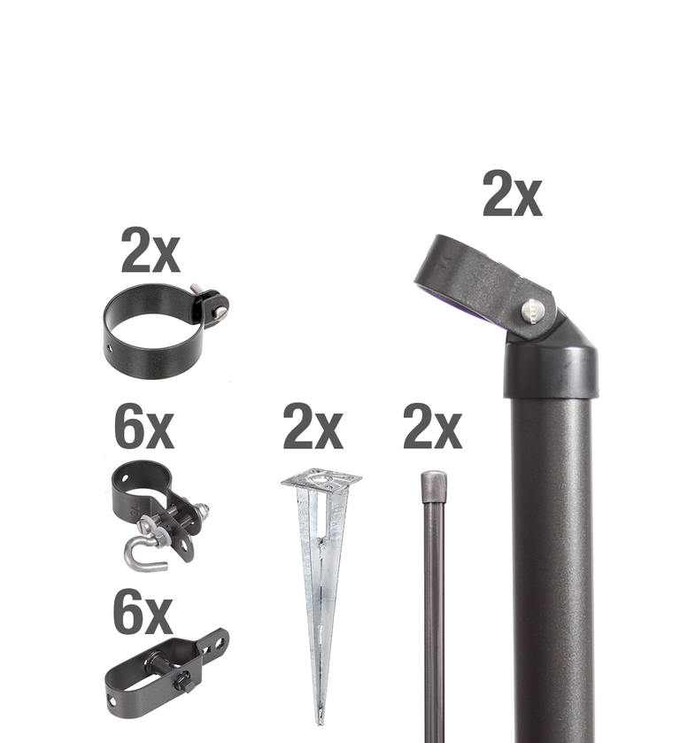 Artikelbild Zauneck-Set,Draht,anth-metEBH,800 - Slide 1