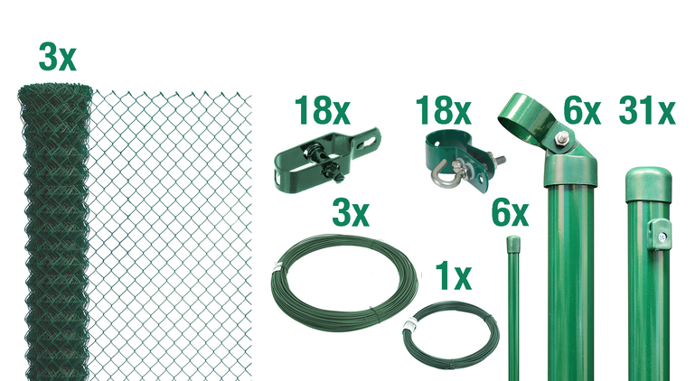 Artikelbild Set Maschdrz.grün,zE1500/75 - Slide 1