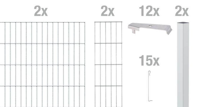 Cluster-Gabionen-Set