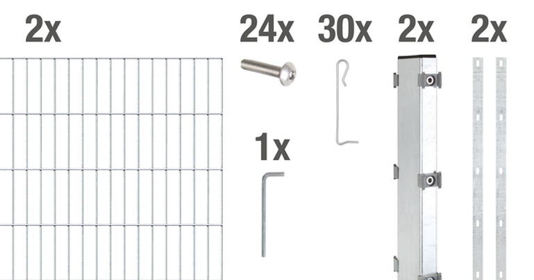 Gabionen-Set Step², zum Aufschrauben