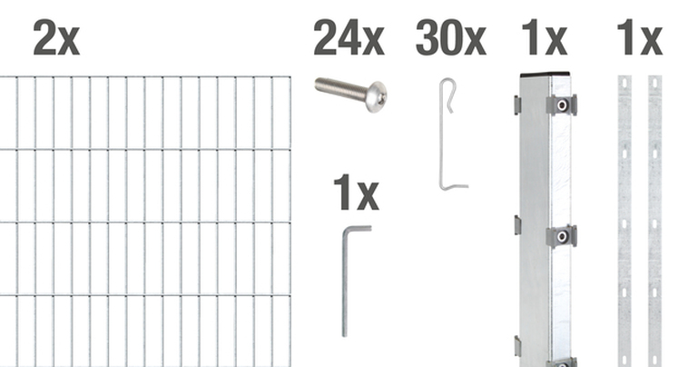 Gabionen-Anbauset Step², zum Aufschrauben