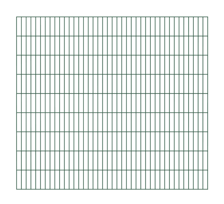 Artikelbild Doppelstab-Gittermatte6/5/6grün2000x1800 - Slide 1