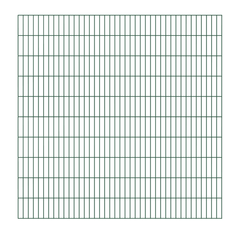 Artikelbild Doppelstab-Gittermatte6/5/6grün2000x2000 - Slide 1