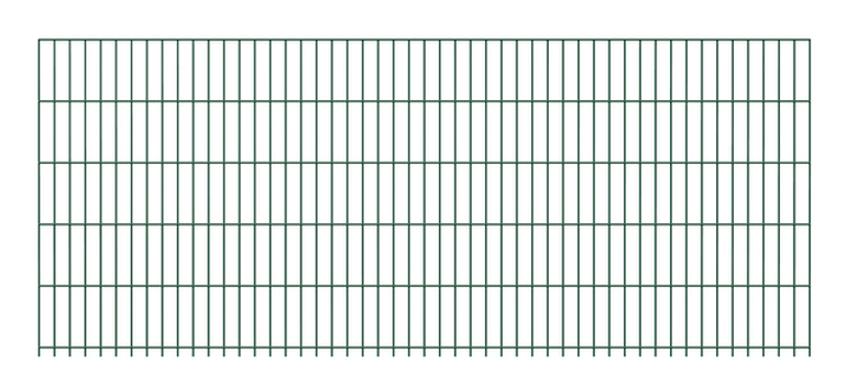 Artikelbild Doppelstab-Gittermatte6/5/6grün2500x1030 - Slide 1