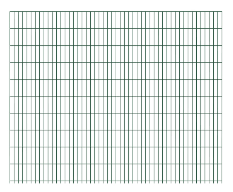 Artikelbild Doppelstab-Gittermatte6/5/6grün2500x2030 - Slide 1