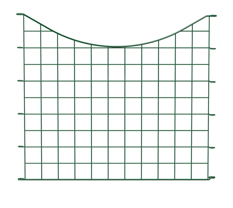 Teich-Zaunfeld, Bogen mittig unten