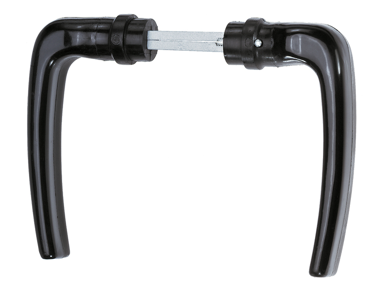 Artikelbild Türdrücker f.WG-Tor,1Paar,ALU,schwarz
