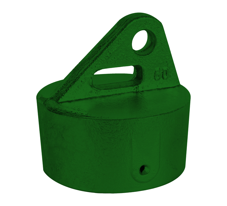 Artikelbild Strebenkappe, ALU, grün RAL6005, für Ø60
