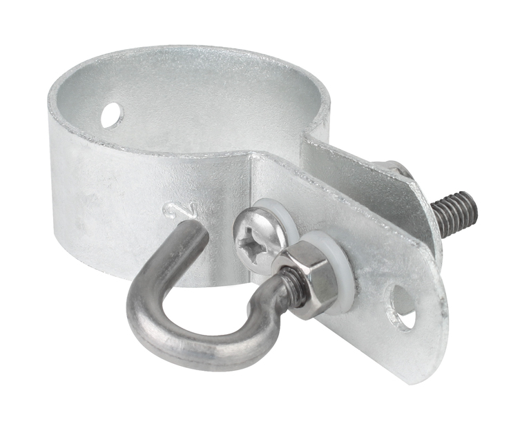 Schelle zur Befestigung von Geflechtspannstäben