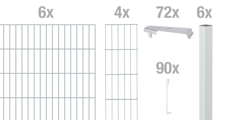 Artikelbild Cluster-Gabionen-Set,fvz2000x1800/6 - Slide 1