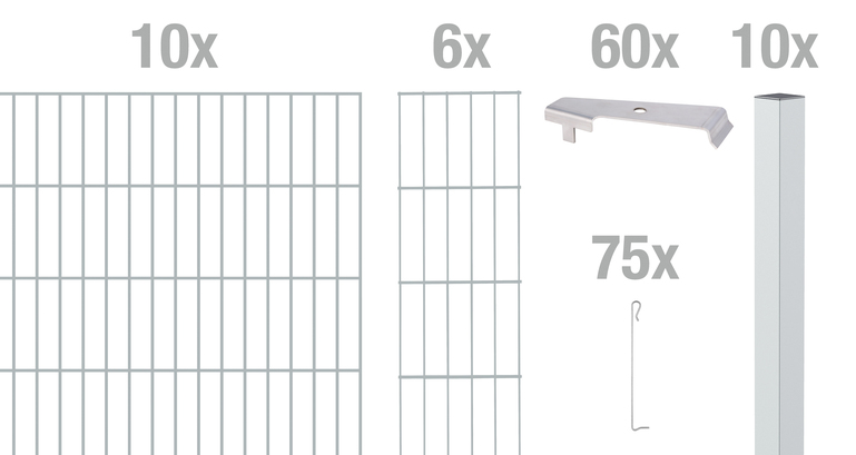 Artikelbild Cluster-Gabionen-Set,fvz2000x800/10 - Slide 1