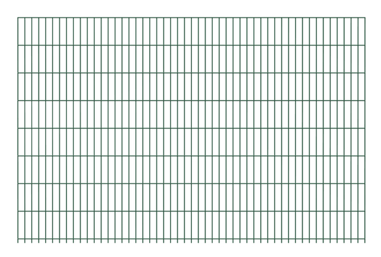Artikelbild Doppelstab-Gittermatte8/6/8grün2500x1630 - Slide 1