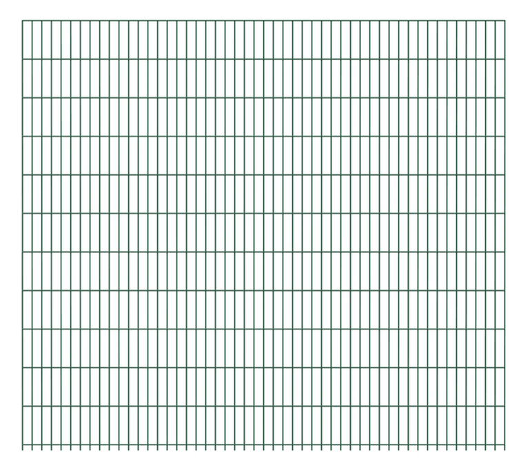 Artikelbild Doppelstab-Gittermatte8/6/8grün2500x2230 - Slide 1