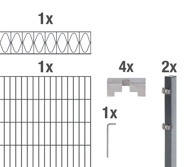 Artikelbild DSM-Set 2,5m,Dekor Eleganz,anth1600/2,5 - Slide 1