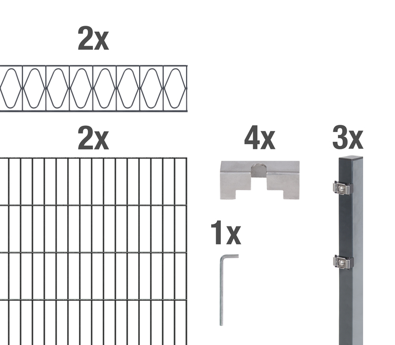 Artikelbild DSM-Set 2,5m,Dekor Eleganz,anth1400/5 - Slide 1