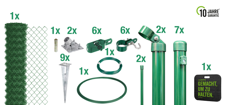 Artikelbild Set Maschdrz.grünEBH1750/15Kniekiss. - Slide 1