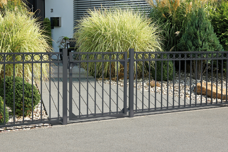 Artikelbild Zaun-Set Circle,matt-sw,zE1200/6 - Slide 5