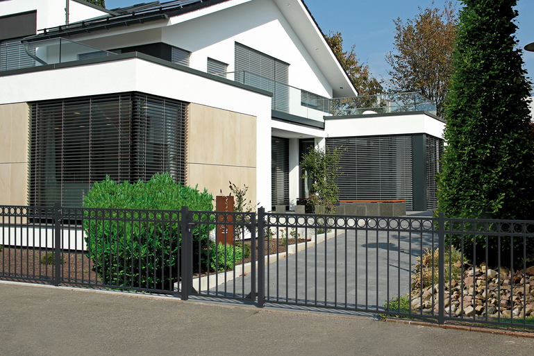 Artikelbild Zaun-Set Circle,matt-sw,zE1200/6 - Slide 7