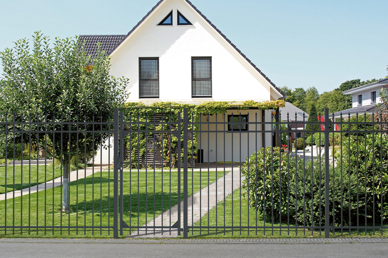 Artikelbild Zaun-Grundset Columbus,matt-sw,zE1800/10 - Slide 3