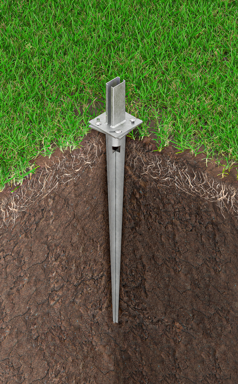 Artikelbild Einschlag-Bodenhülse,fvz,f.60x40/910 - Slide 3