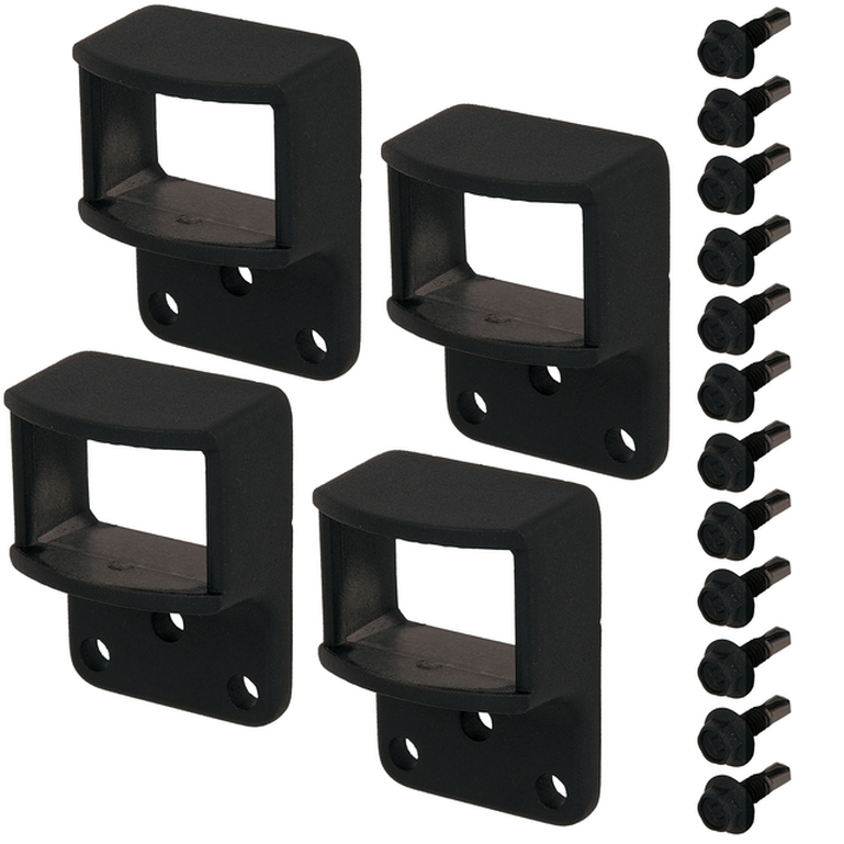 Set-Bestandteile Zaunfeldhalter-Set Chaussee,Circle,sw