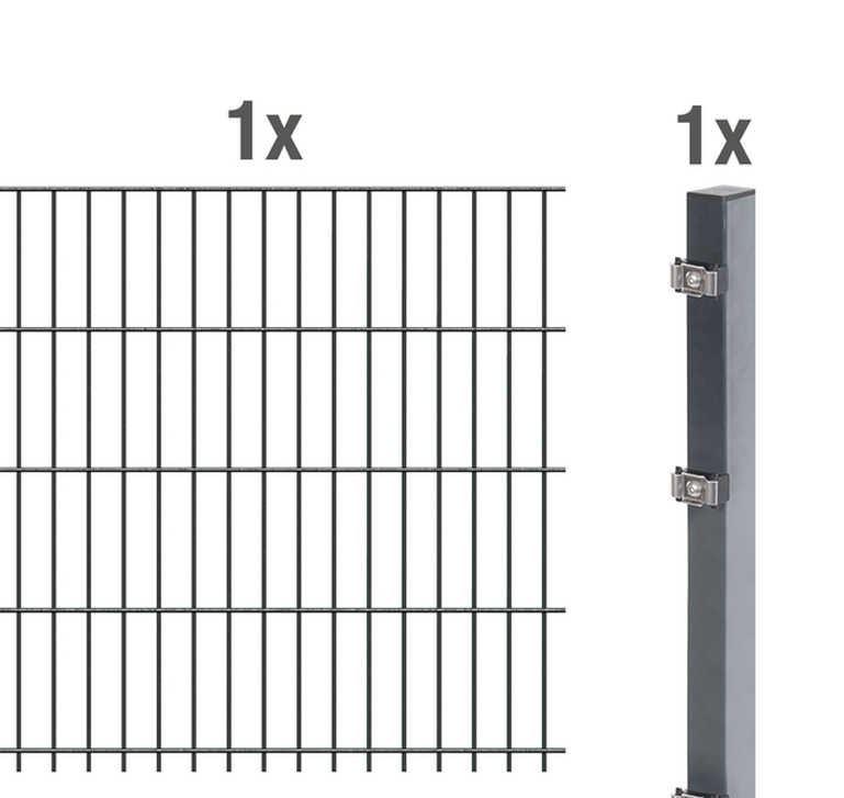 Set-Bestandteile DSM-Anb.setKlem.leicht,anth2500x830/2,5