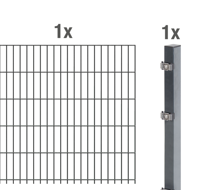 Set-Bestandteile DSM-Anb.setKlem.leicht,anth2500x1030/2,5