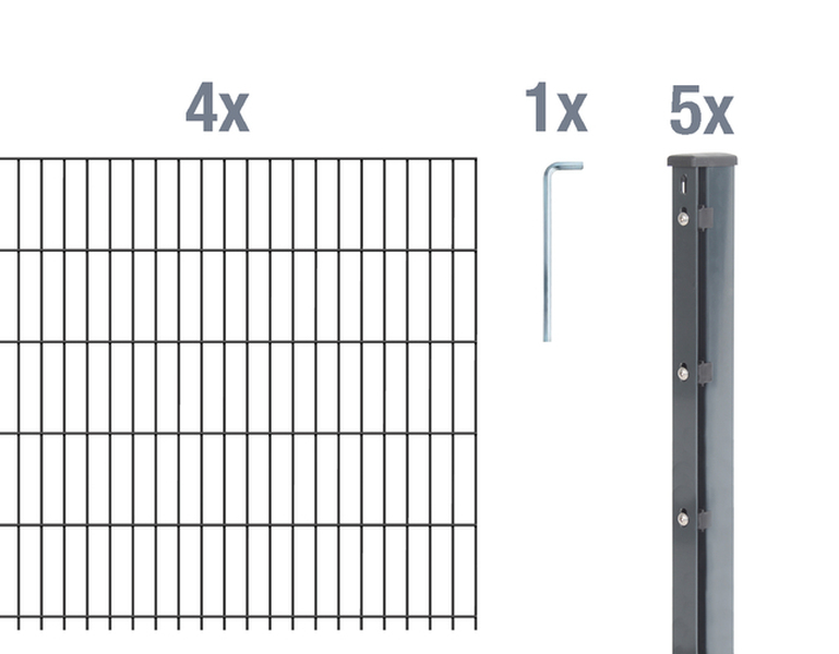 Set-Bestandteile DSM-Set,Flach.8/6/8anth2500x630/10