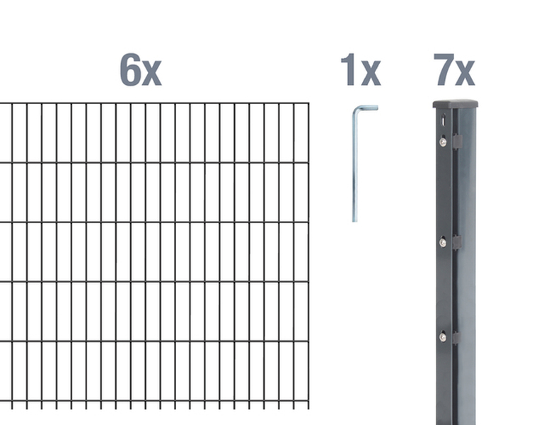 Set-Bestandteile DSM-Set,Flach.8/6/8anth2500x1830/15