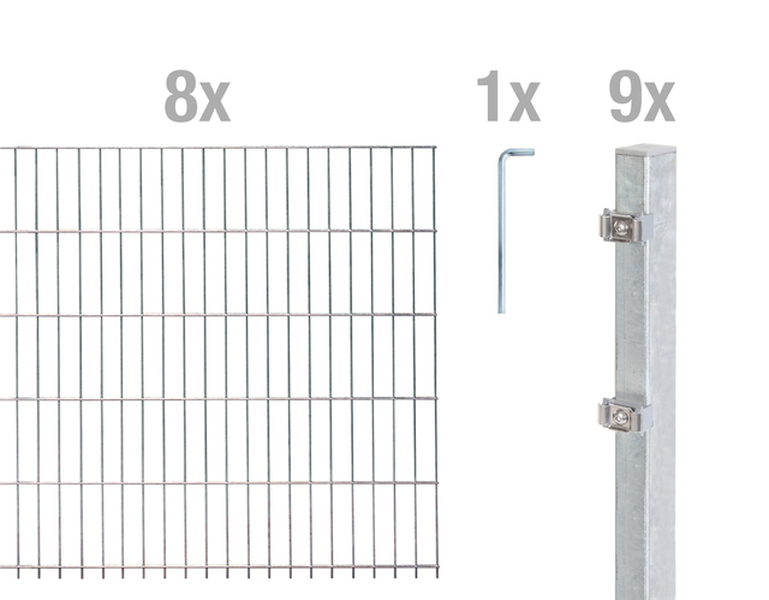 Set-Bestandteile DSM-Set,Flach.8/6/8fvz2500x2430/20