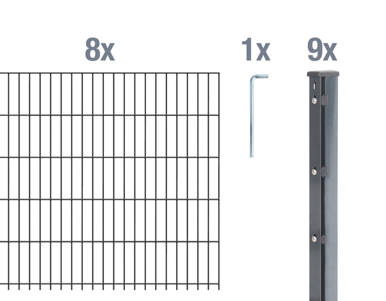 Set-Bestandteile DSM-Set,Flach.8/6/8anth2500x1630/20