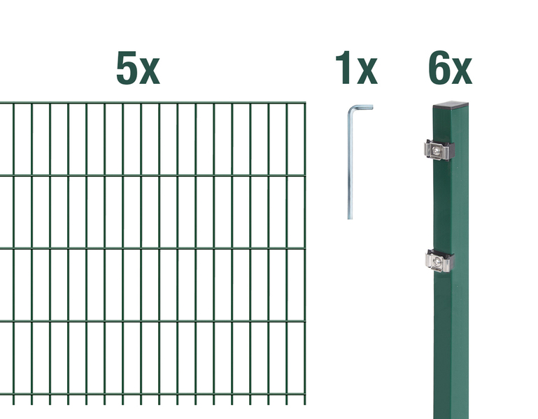 Set-Bestandteile DSM-Set,Klemm.6/5/6grün2500x830/12,5