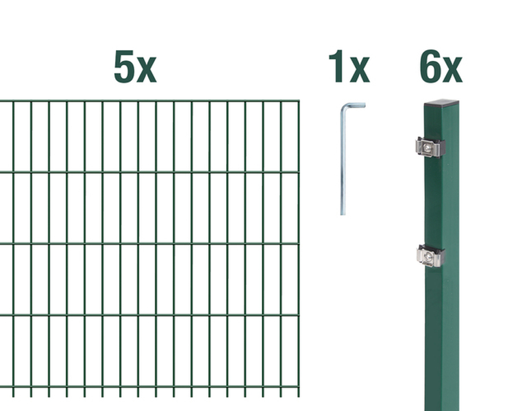 Set-Bestandteile DSM-Set,Klemm.leicht,grün2500x1430/12,5