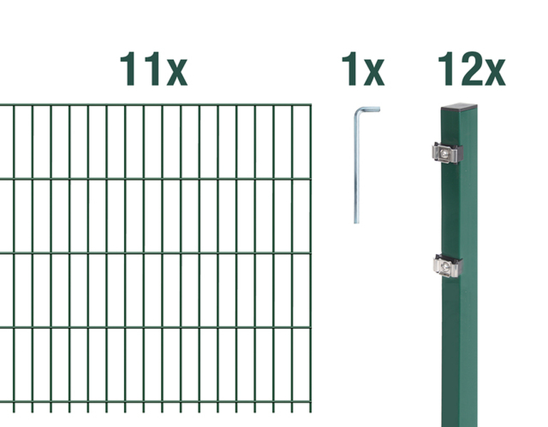 Set-Bestandteile DSM-Set,Klemm.6/5/6grün2500x1230/27,5